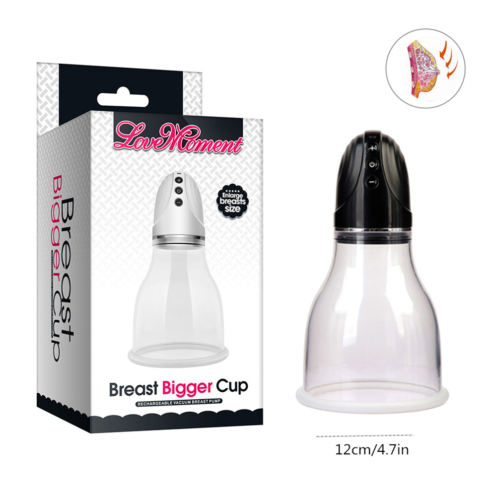 Vacuum Suction Breast Massage Nipple Breast Teaser Massager for Her Stimulator Silicone Adult Sex Toys for Women Couples