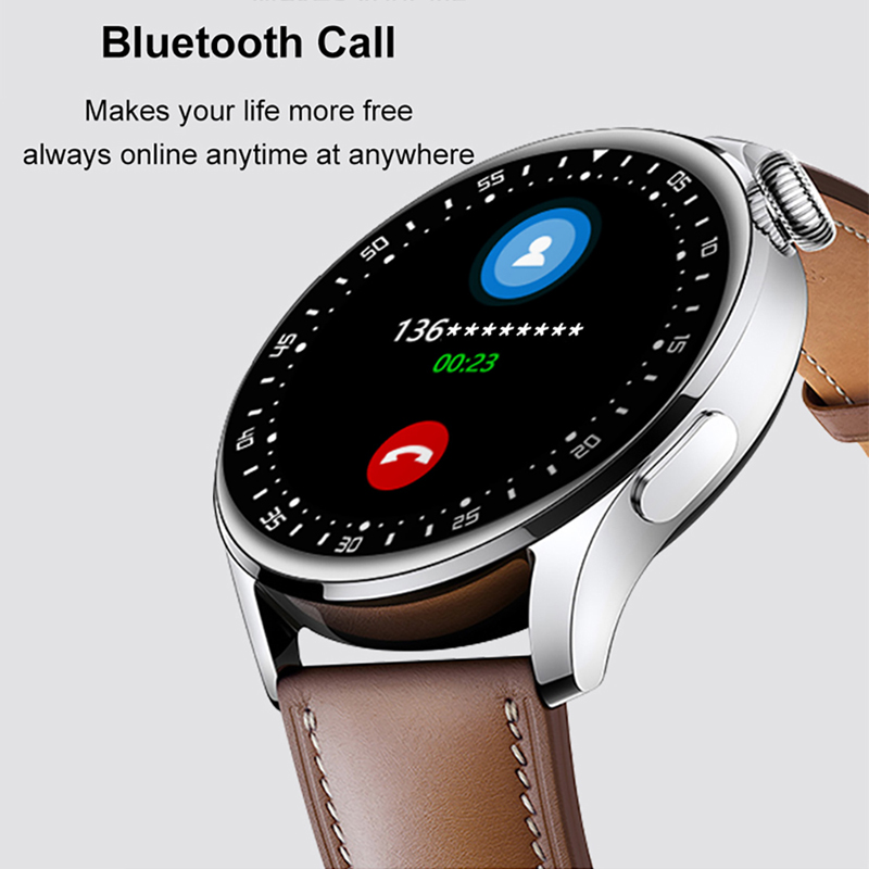 (Black) New Smart Watch Bluetooth Call Blood Pressure Waterproof Sports Smartwatch For Android iOS HUAWEI PK W86