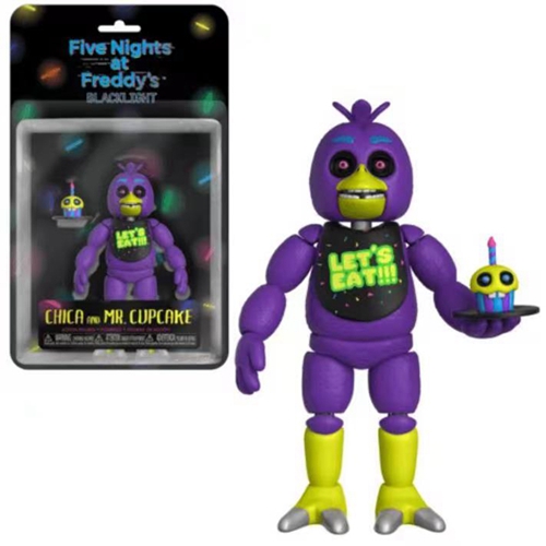 (Freddy) Golden Freddy Foxy The Pirate Articulated Action Figure Funko Five Nights At Freddys 15cm FNAF Figures Blacklight Bonnie Foxy Chica FREDDY FROSTBE Action Figure PVC Collection Doll Movable Golden Freddy Model Toys