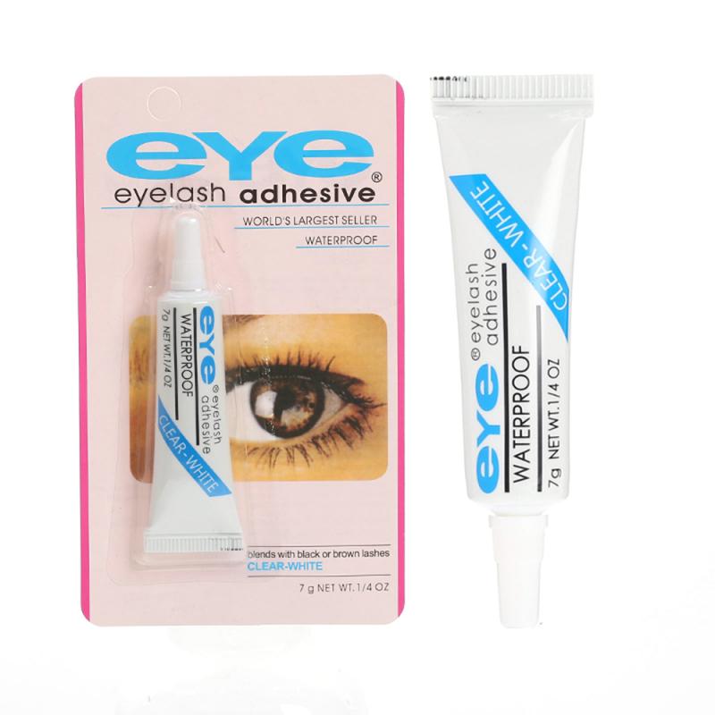 (White and Black) False Eyelash Glue Lash Extensions Glues Makeup Adhesive Beauty Cosmetics Tools Strong Hold Non-irritating Long Lasting
