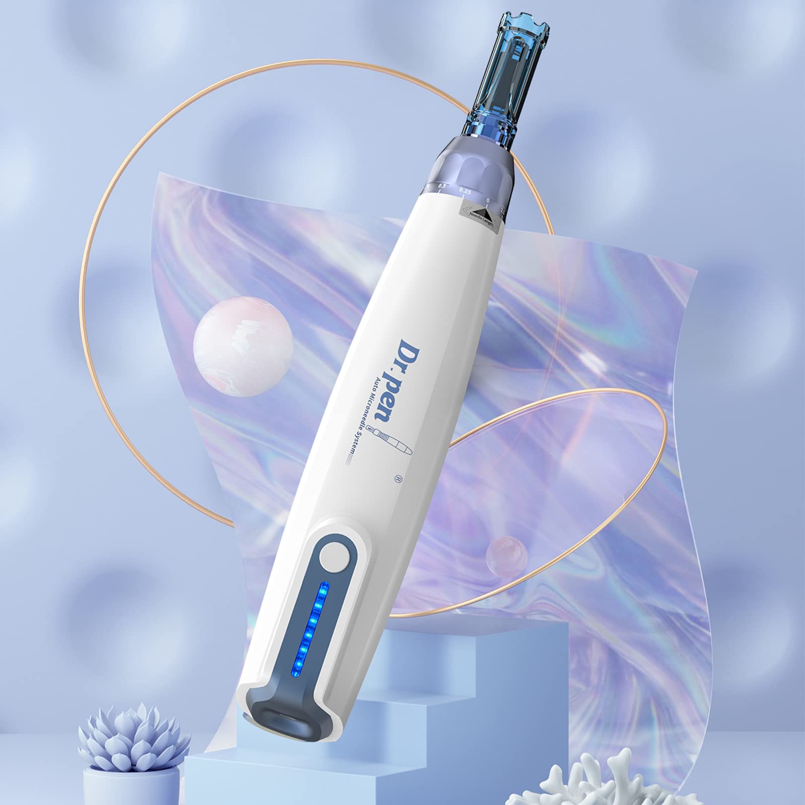 Dr. Pen A9 Cordless Microneedling Pen Kit Derma pen for Face Skin Care Including 10 Cartridges