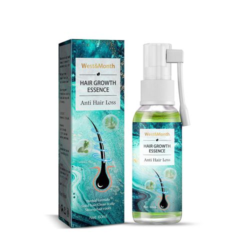 Hair Growth Spray Natural Intensive Essence Moisturizing Hair Essence Hair Care Products for hicker Longer Hair Anti Hair Loss for Men Women 60ml