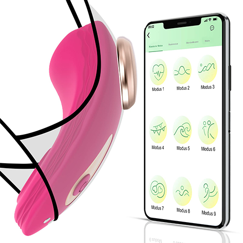 Wearable Vibrator Adult sex Toy for Women Clitoris Vaginal G-Spot Stimulator Magnetic Clip Vibrators with App