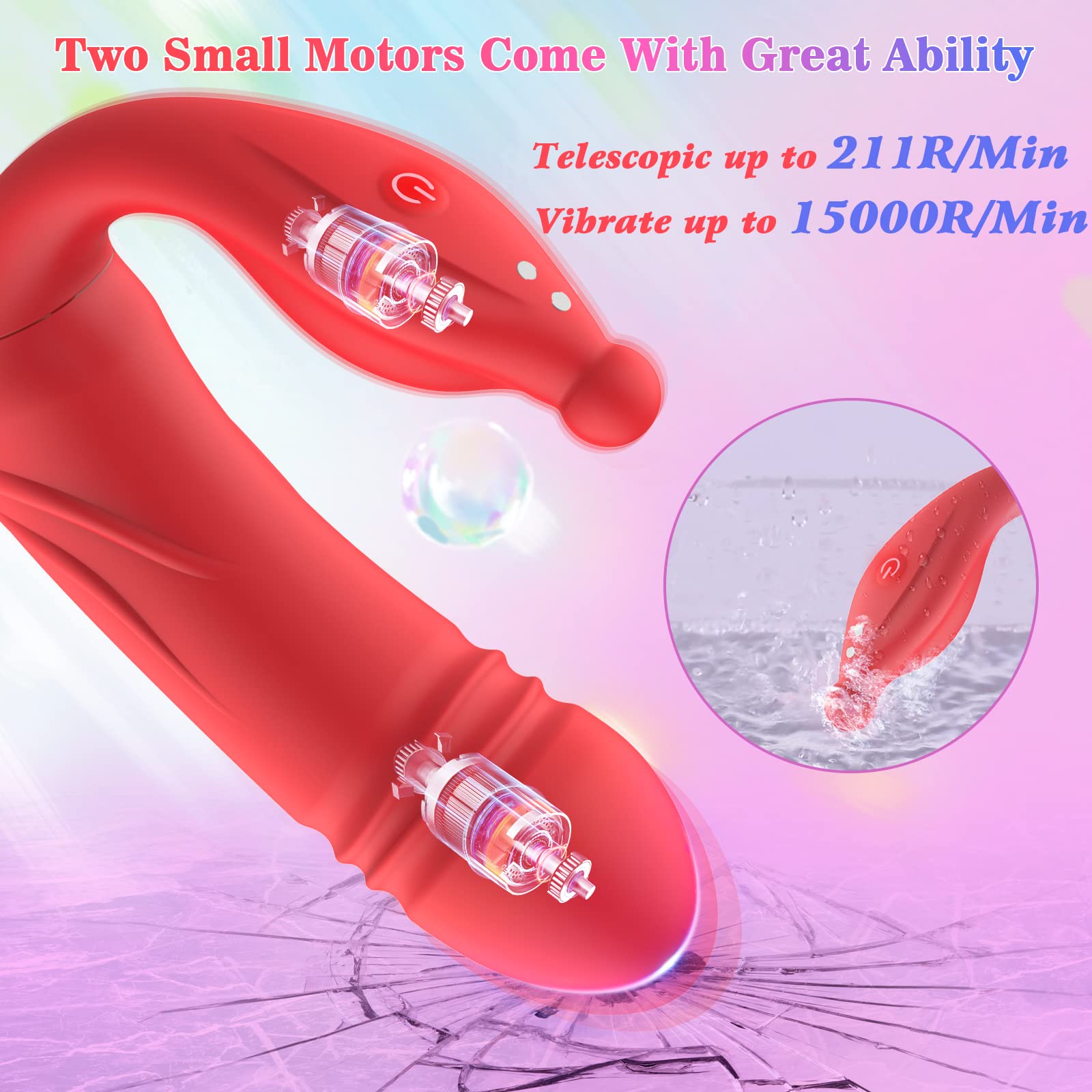 Wearable Vibrator G-Spot Dildo Sex Toys for Women Butt Plug Anal Toys for Gay Massager Adult Toy for Vagina Clitoral Stimulation APP Remote Control