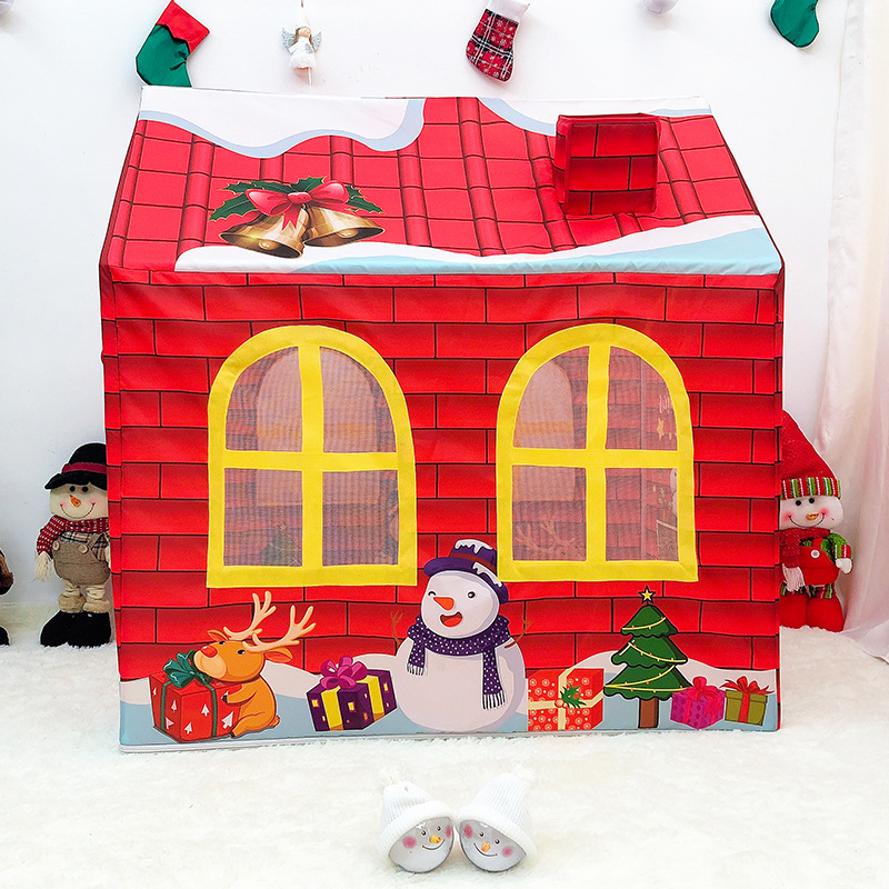 Christmas Themed Play Tent Festive Fun House for Kids