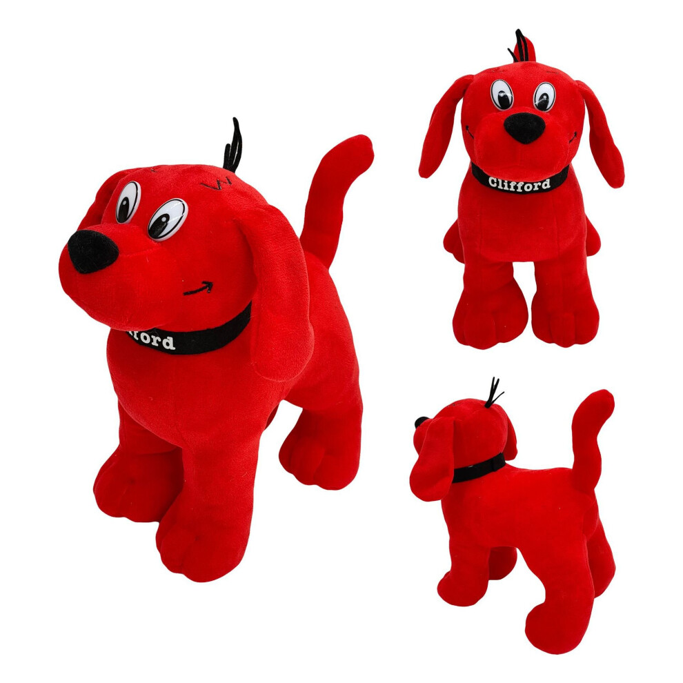 Standing Clifford The Big Red Dog Plush Doll Stuffed Toys Kids Gift