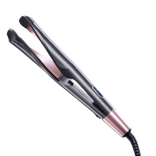 2 In 1 Hair Straightener and Curler Curling Iron for All Hair Types Tourmaline Ceramic Twisted Flat Iron for Hair Styling