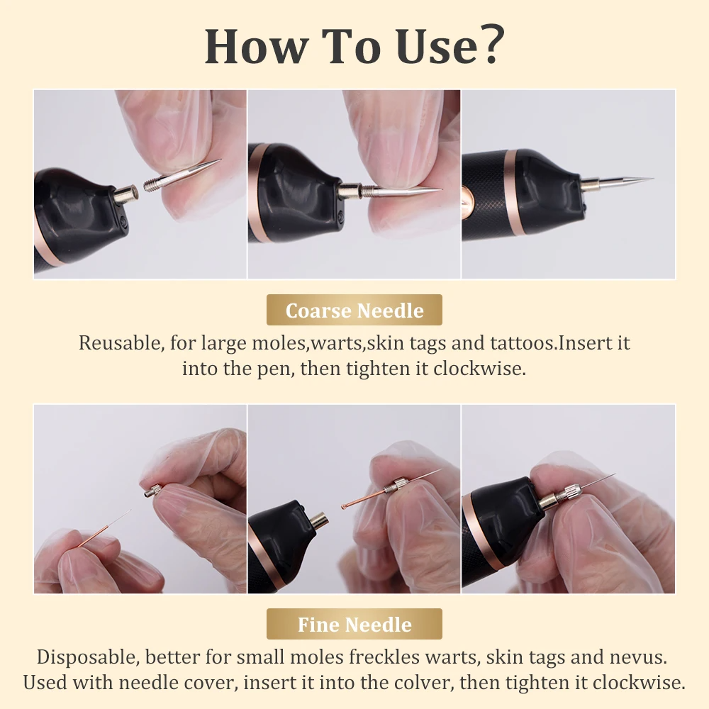 Black Spot Wart Removal Pen Skin Label Removal Laser Plasma Pen Tattoo Mole Spot Freckle Remover