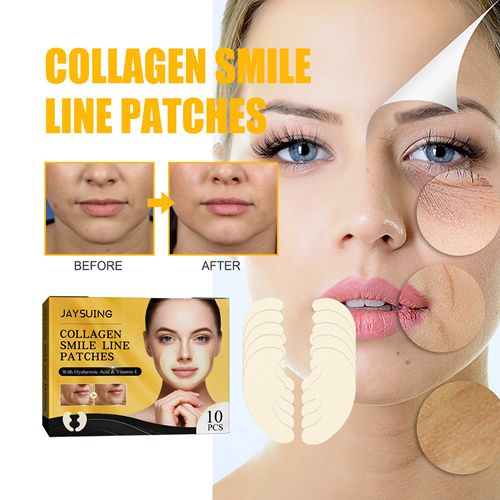 Jaysuing Forehead Line Removal Patch Nasolabial Folds No Essence Wrinkle Face Patch Anti-Aging Face Lift Beauty Skin Care Pad