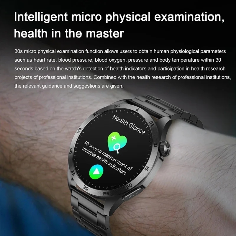 Medical Grade Smart Watch Blood Sugar Blood Lipid Uric Acid Health Smartwatch