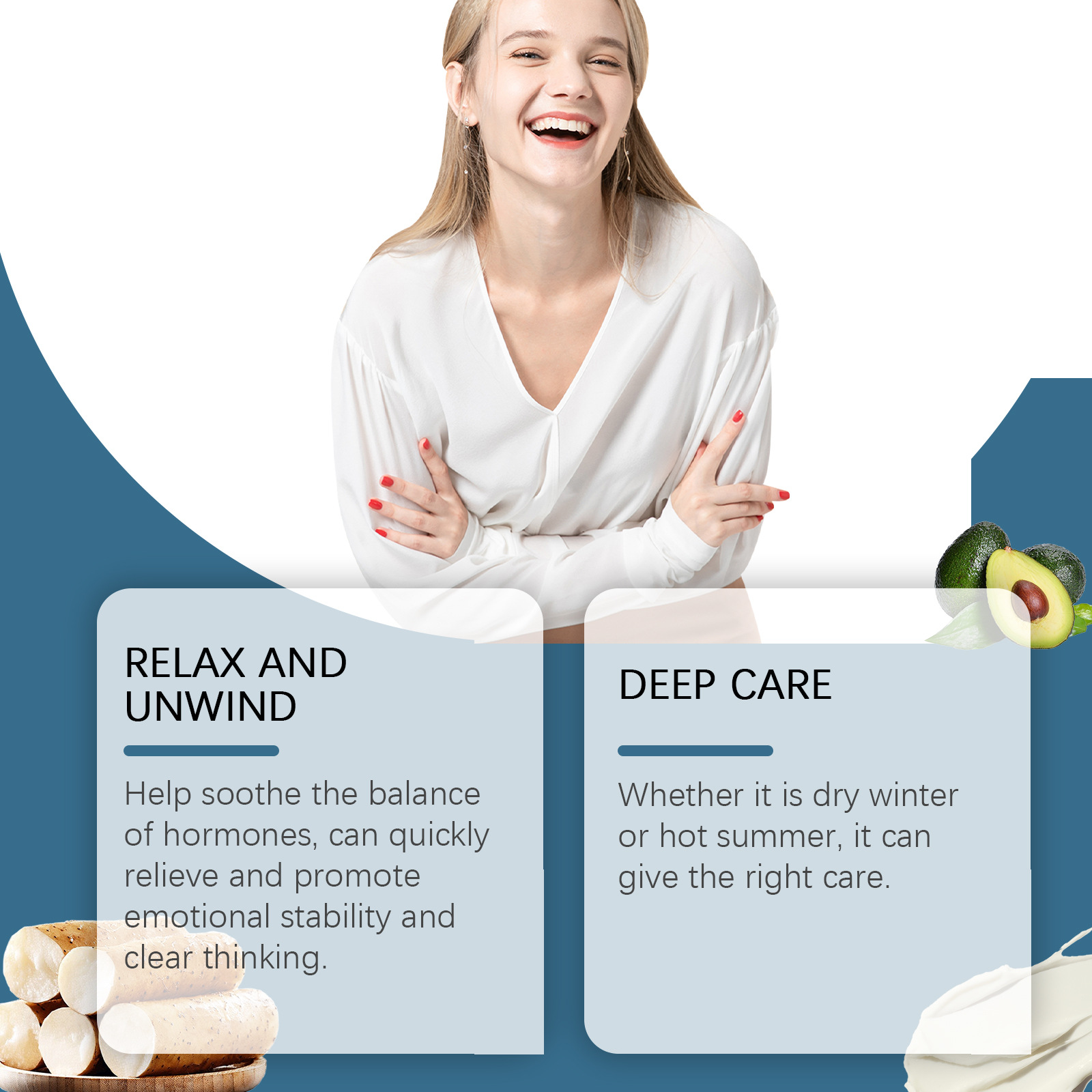 (1 PC) Wild Yam Cream Moisturizing Cream Hydrating Smooth Yam Root Extract Essence Firm Improve Skin Dullness Whitening Moisturizing For Body Face Care