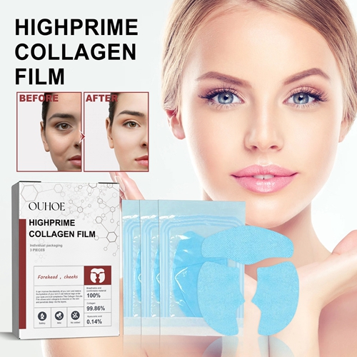 Collagen Membrane Lightens Wrinkles Bags Dark Circles Remover Firming Skin Plump And Moisturizing Eye Rejuvenation Membrane Forehead Smile Lines Patches