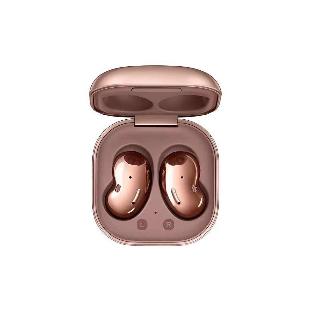 Live Buds Galaxy Wireless Bluetooth Earbuds Noise Cancelling With Case Charging - Rose Gold