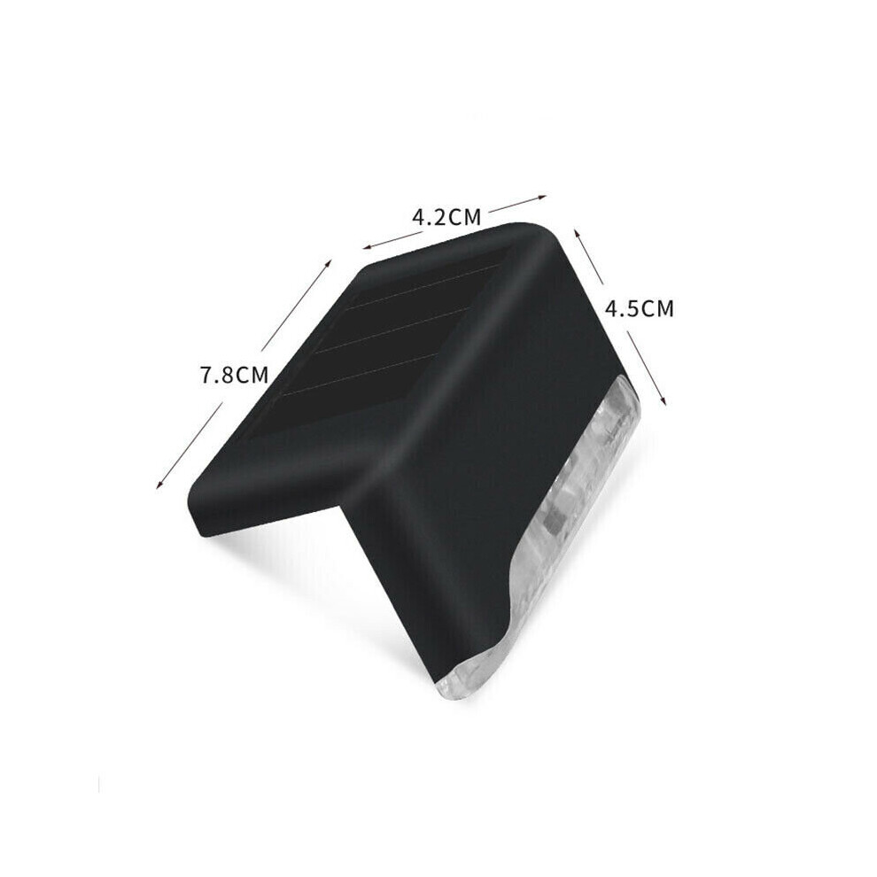 Solar Deck Lights Outdoor Step Lamp For Fence Pathway Yard Garden