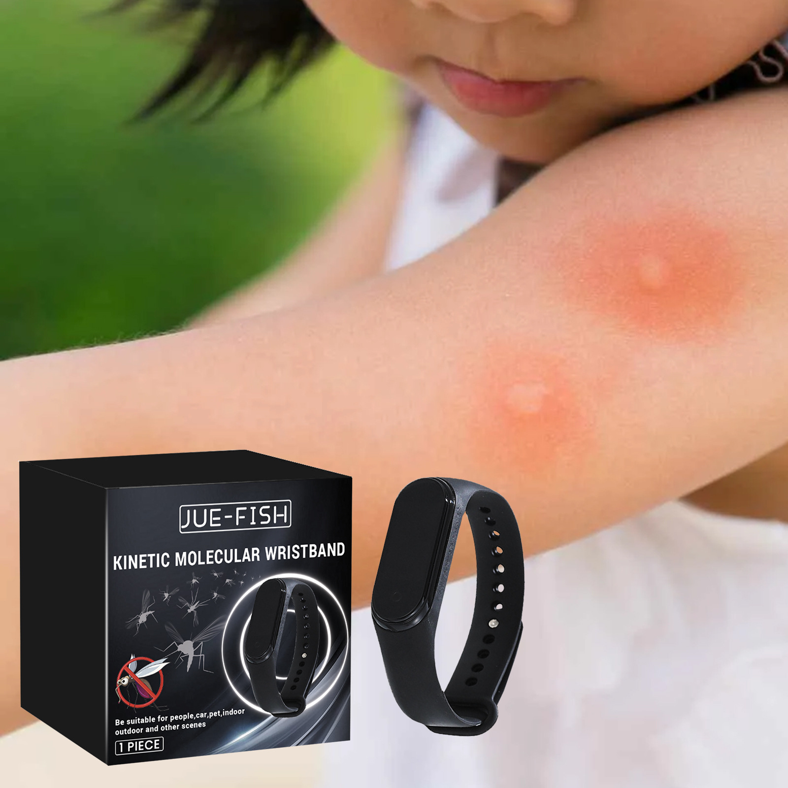 Mosquito Repellent Unisex Wearable Wristband Physical & Ultrasonic Non-Chemical For Home Outdoor Mosquito Repellent Watch New ﻿