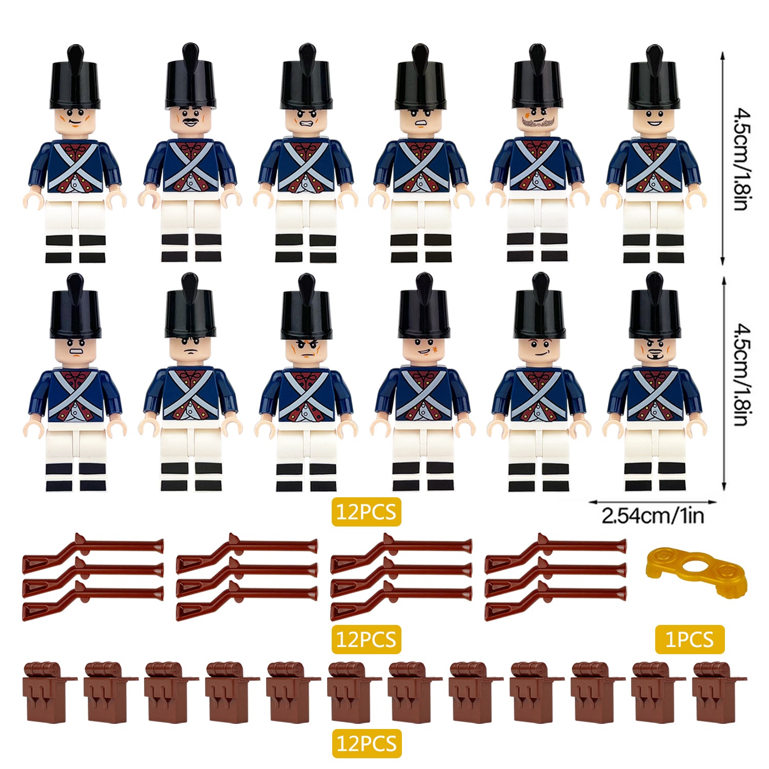 (Army A) Mini Knight Figures Armor Accessories Including Armor and Weapons Building Blocks Military Strategy Game Toys for Kids