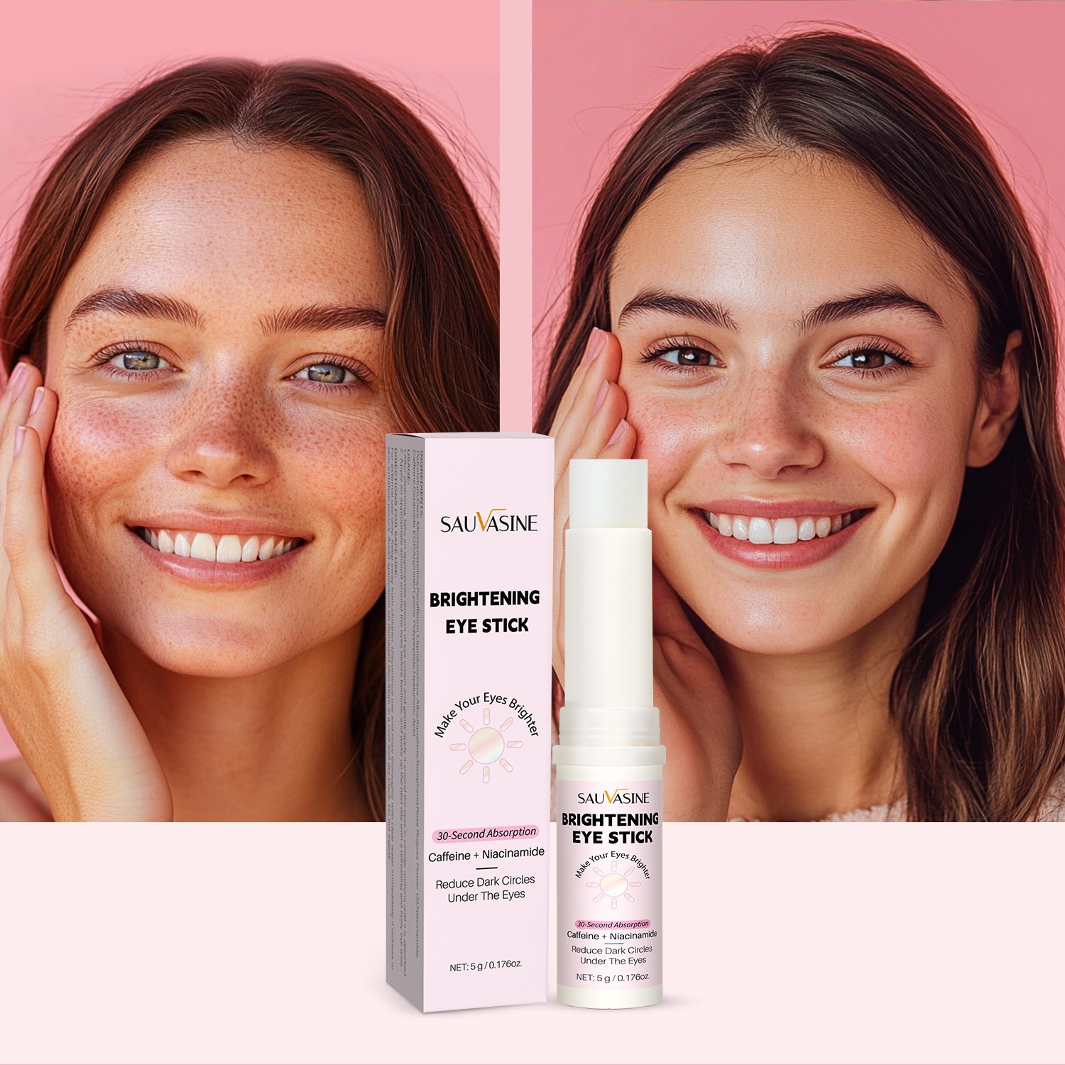 Brightening Eye Stick Luminous Brightening Eye Liner Pencil Easy Application Makeup Tool for Daily Use 5g