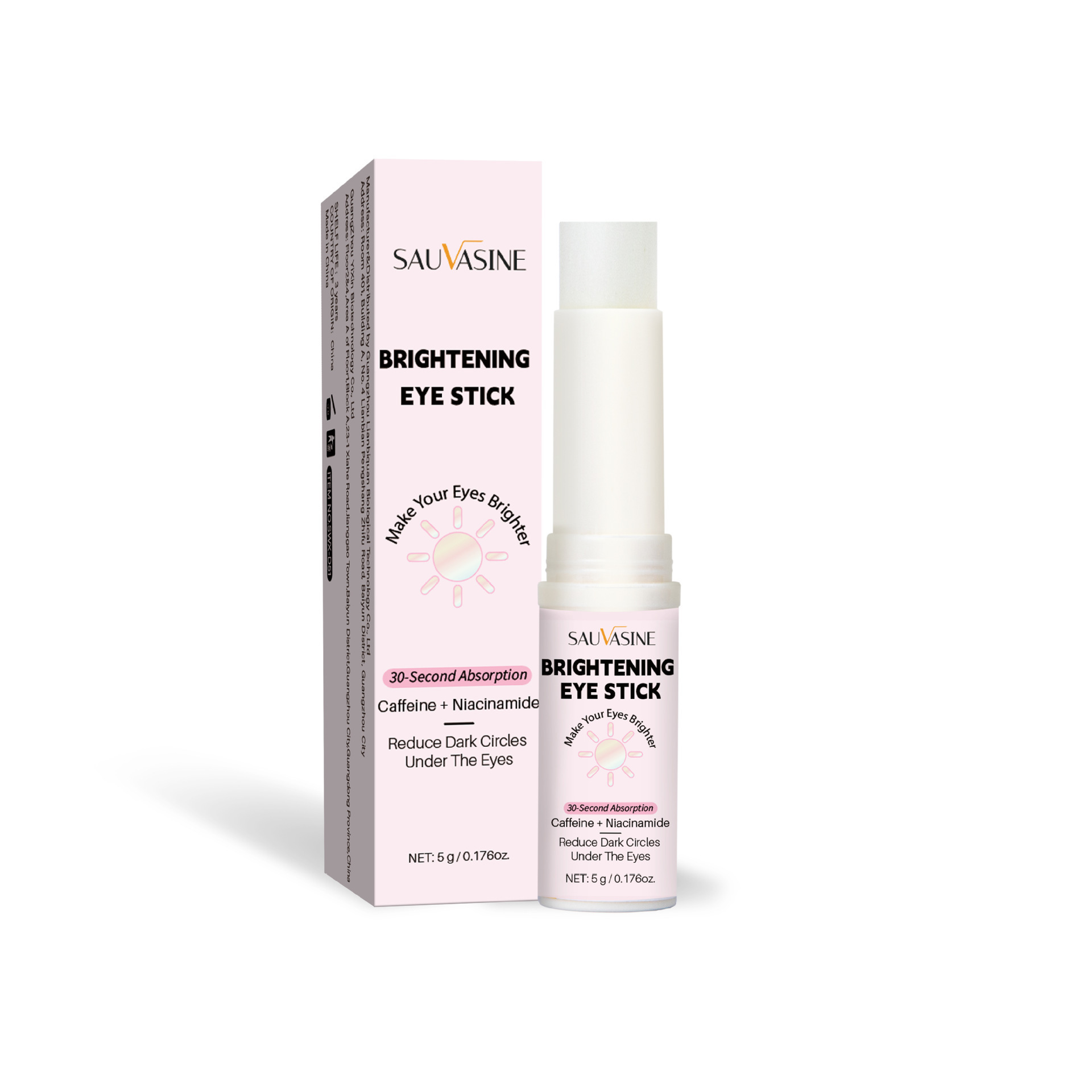 Brightening Eye Stick Luminous Brightening Eye Liner Pencil Easy Application Makeup Tool for Daily Use 5g
