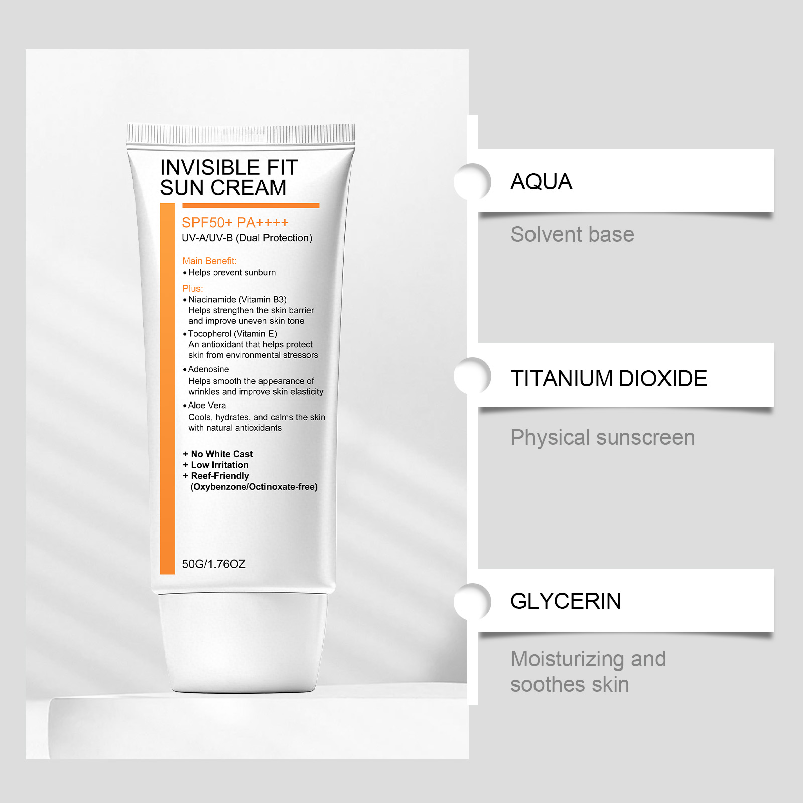 Nicotinamide Moisturizing Protection Cream Mild Refreshing Hydrating For All Skin Types Four Seasons Outdoor Skin Care
