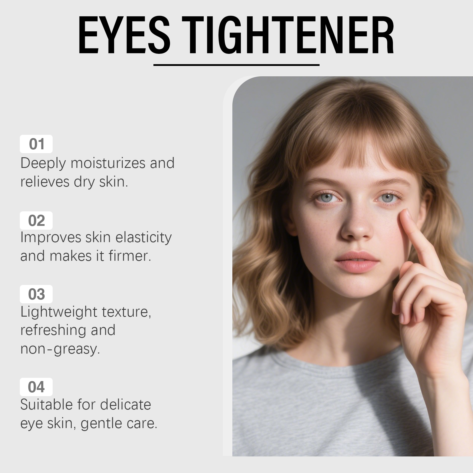 Eye Massage Cream Mild Formula Moisturizing Hydrating Elastic Delicate Skin Around Eyes Daily Smearing Care Lotion