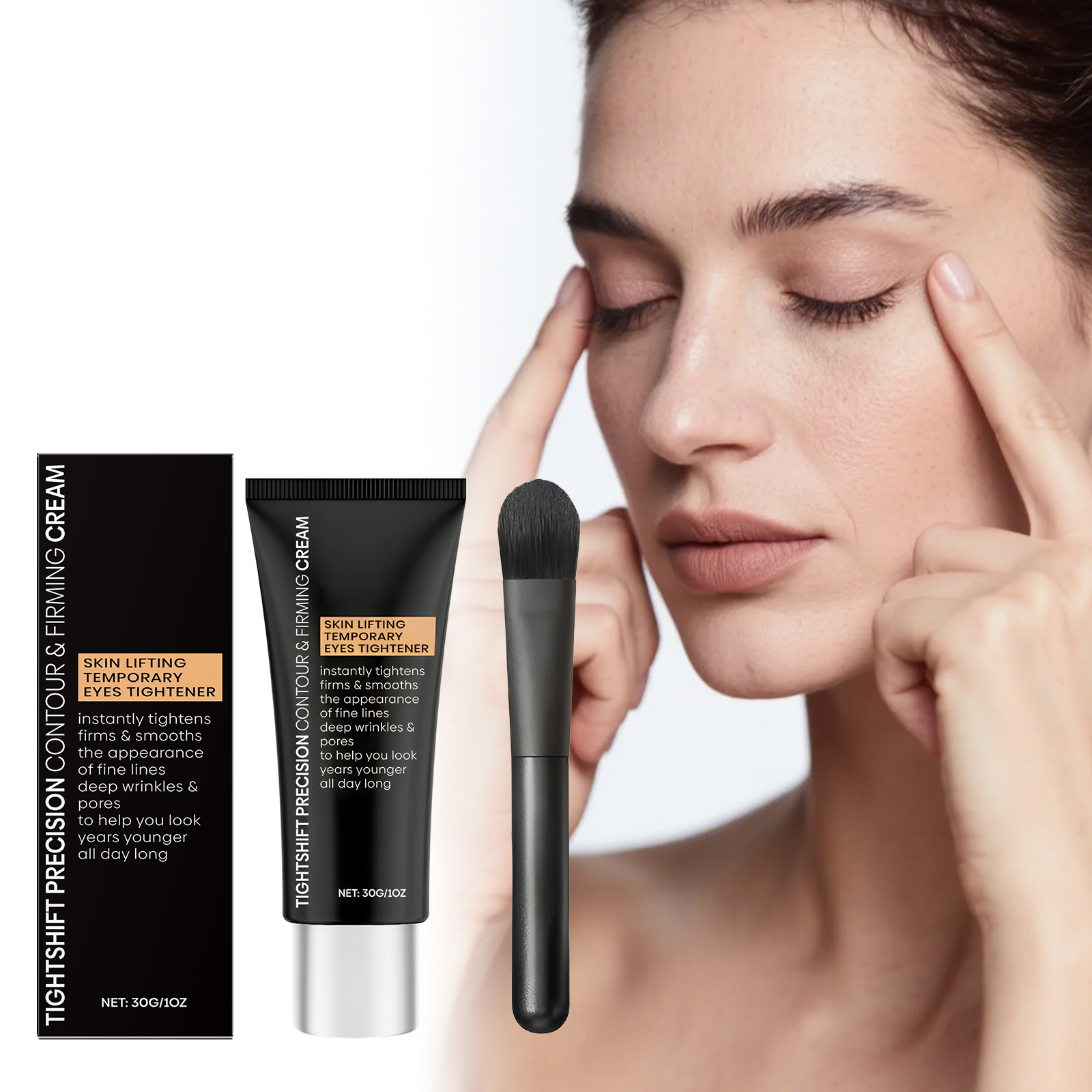 Eye Massage Cream Mild Formula Moisturizing Hydrating Elastic Delicate Skin Around Eyes Daily Smearing Care Lotion