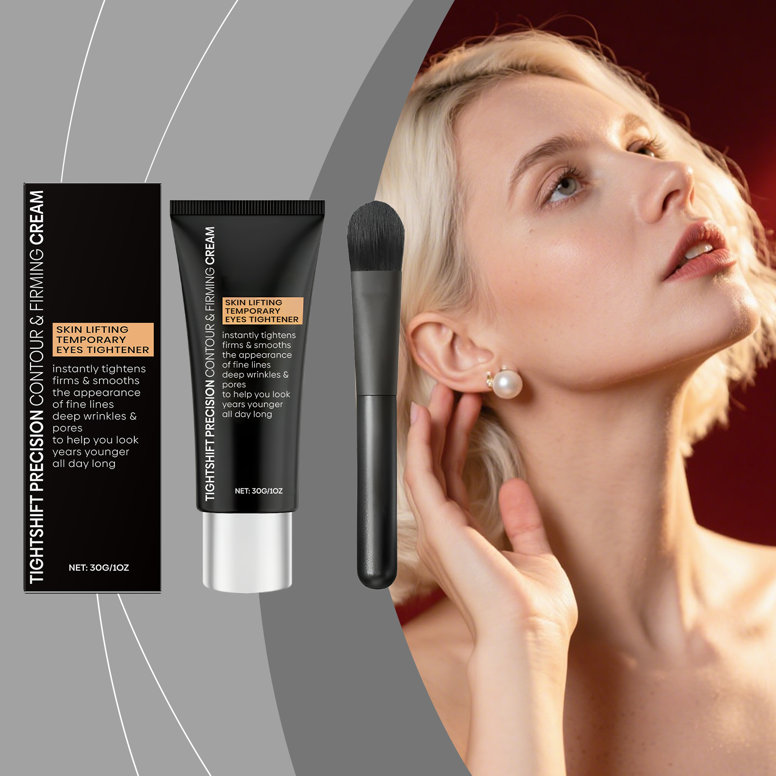 Eye Massage Cream Mild Formula Moisturizing Hydrating Elastic Delicate Skin Around Eyes Daily Smearing Care Lotion