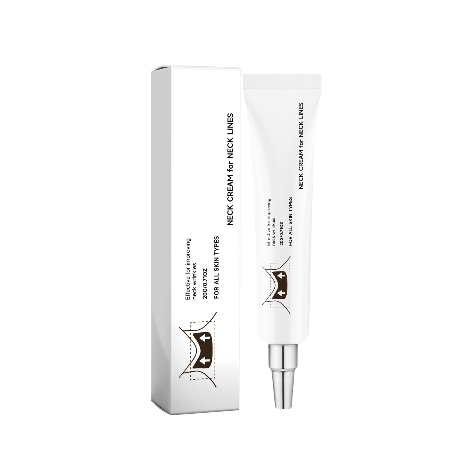 Neck Moisturizing Cream Hydrating Softening Skin Smooth Delicate Texture Lightweight Quick Absorb Daily Care Lotion