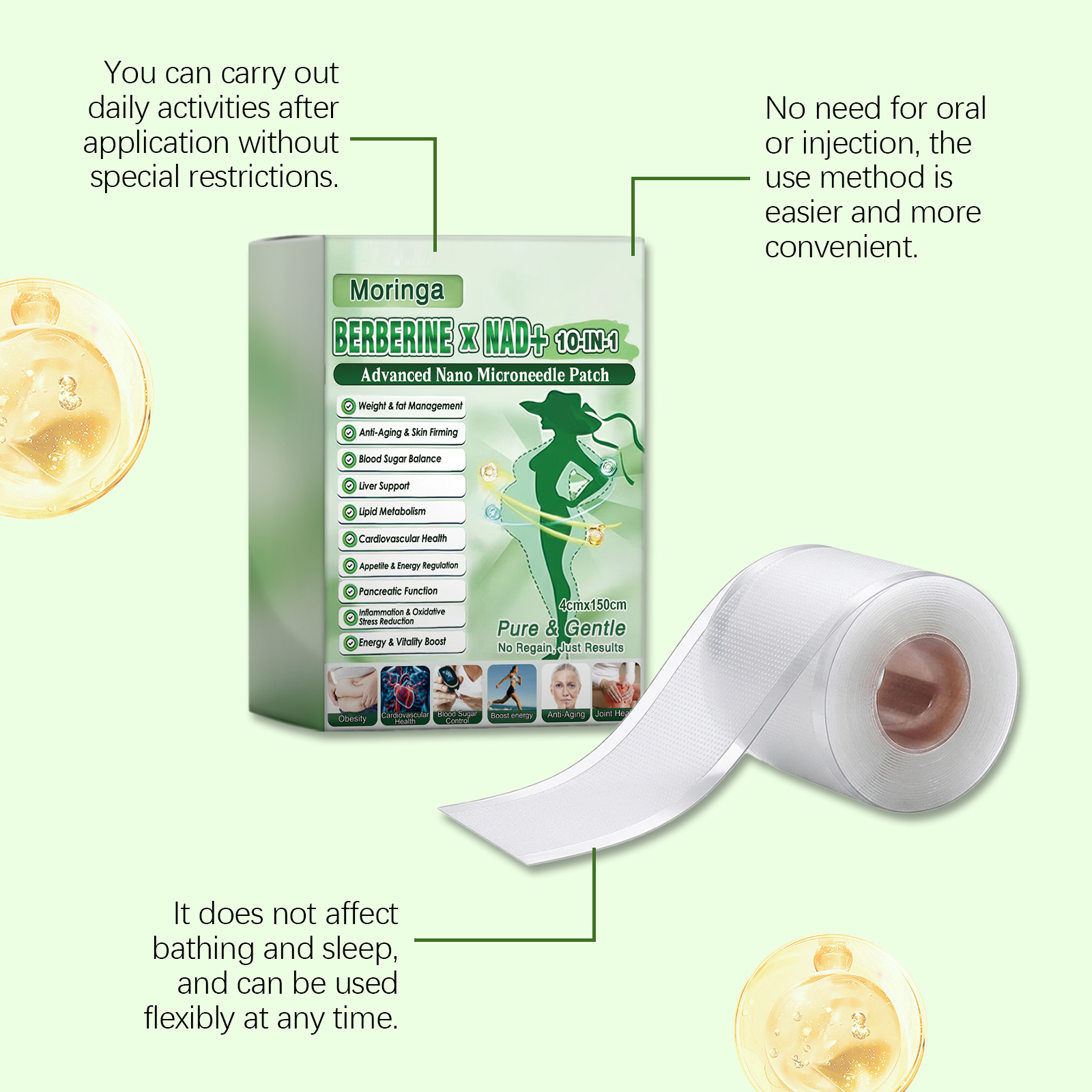 Body Care Patch Thin Light Breathable Natural Fit Skin Comfort Easy Daily Use Care Sticker