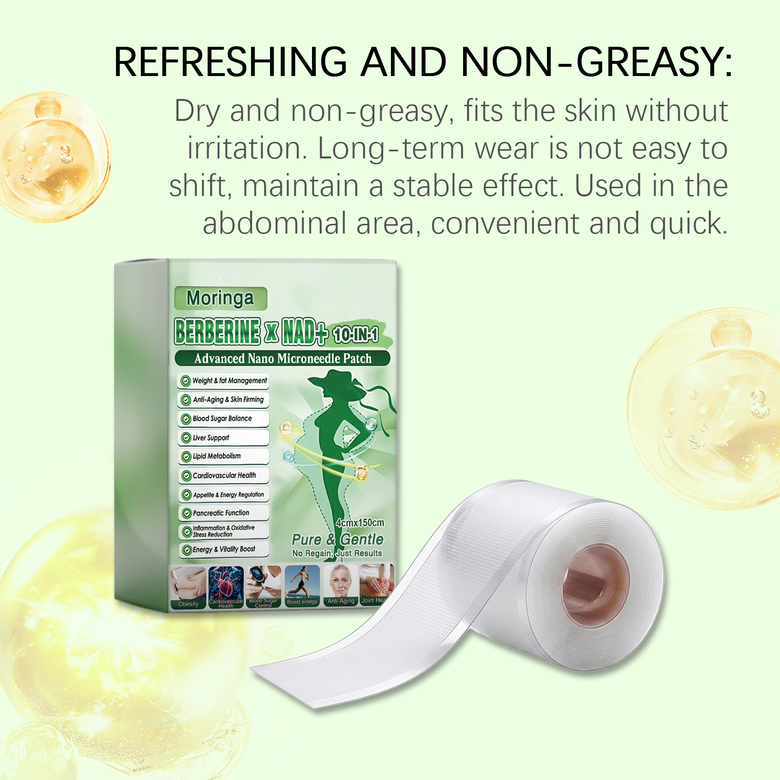 Body Care Patch Thin Light Breathable Natural Fit Skin Comfort Easy Daily Use Care Sticker