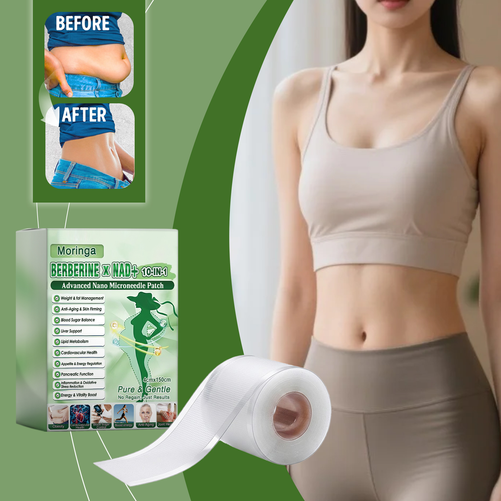 Body Care Patch Thin Light Breathable Natural Fit Skin Comfort Easy Daily Use Care Sticker