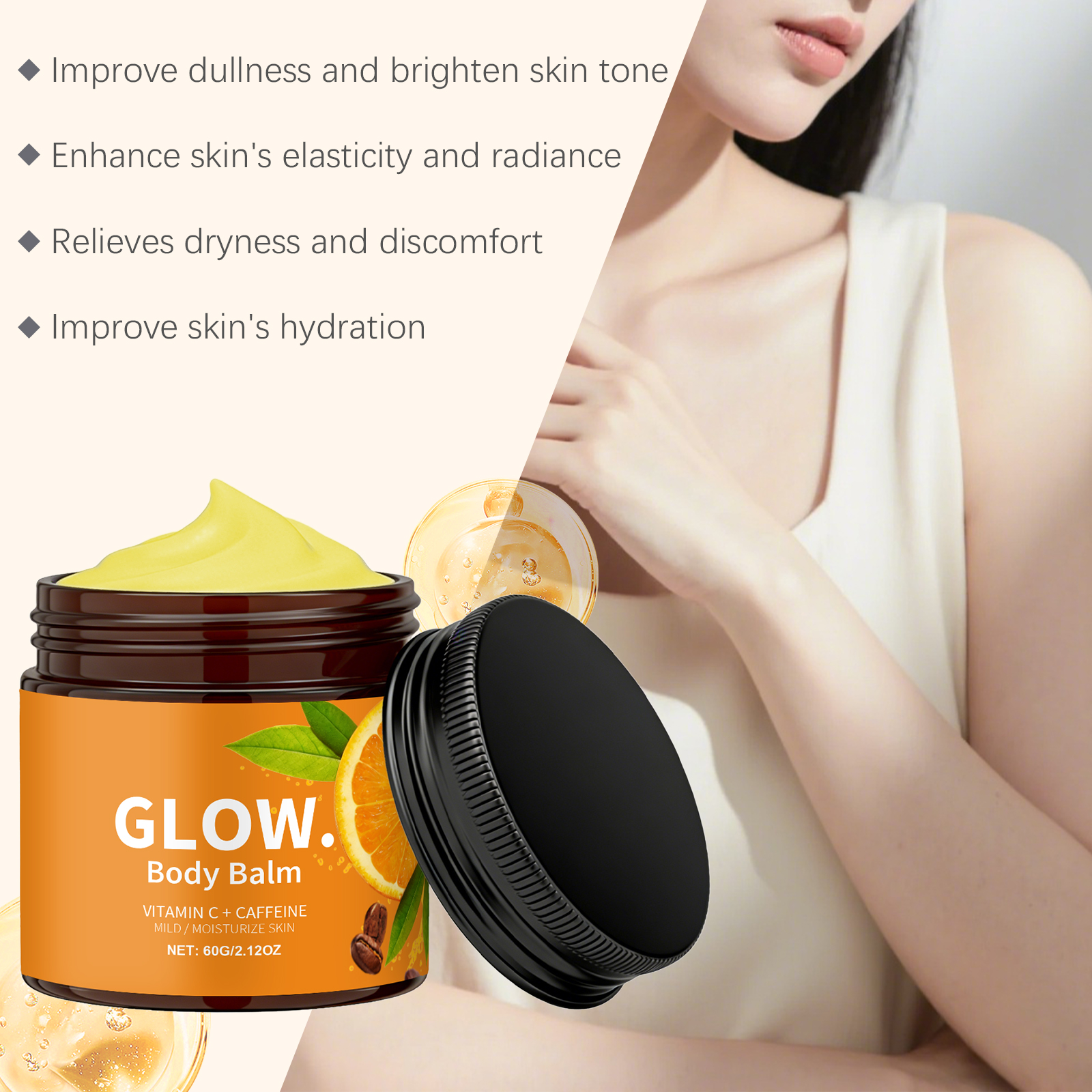 Moisturizing Skin Cream Daily Delicate Soft Smooth Hydrating Refreshing Gentle Dry Skin Body Care Lotion