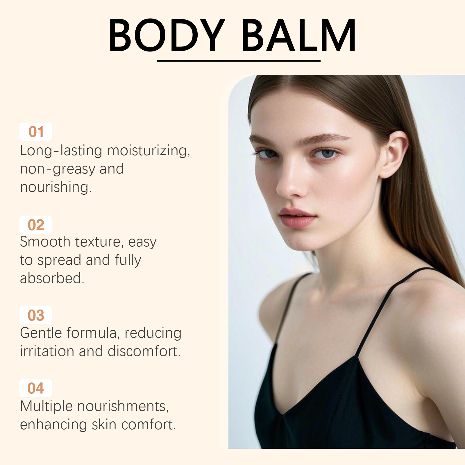 Moisturizing Skin Cream Daily Delicate Soft Smooth Hydrating Refreshing Gentle Dry Skin Body Care Lotion