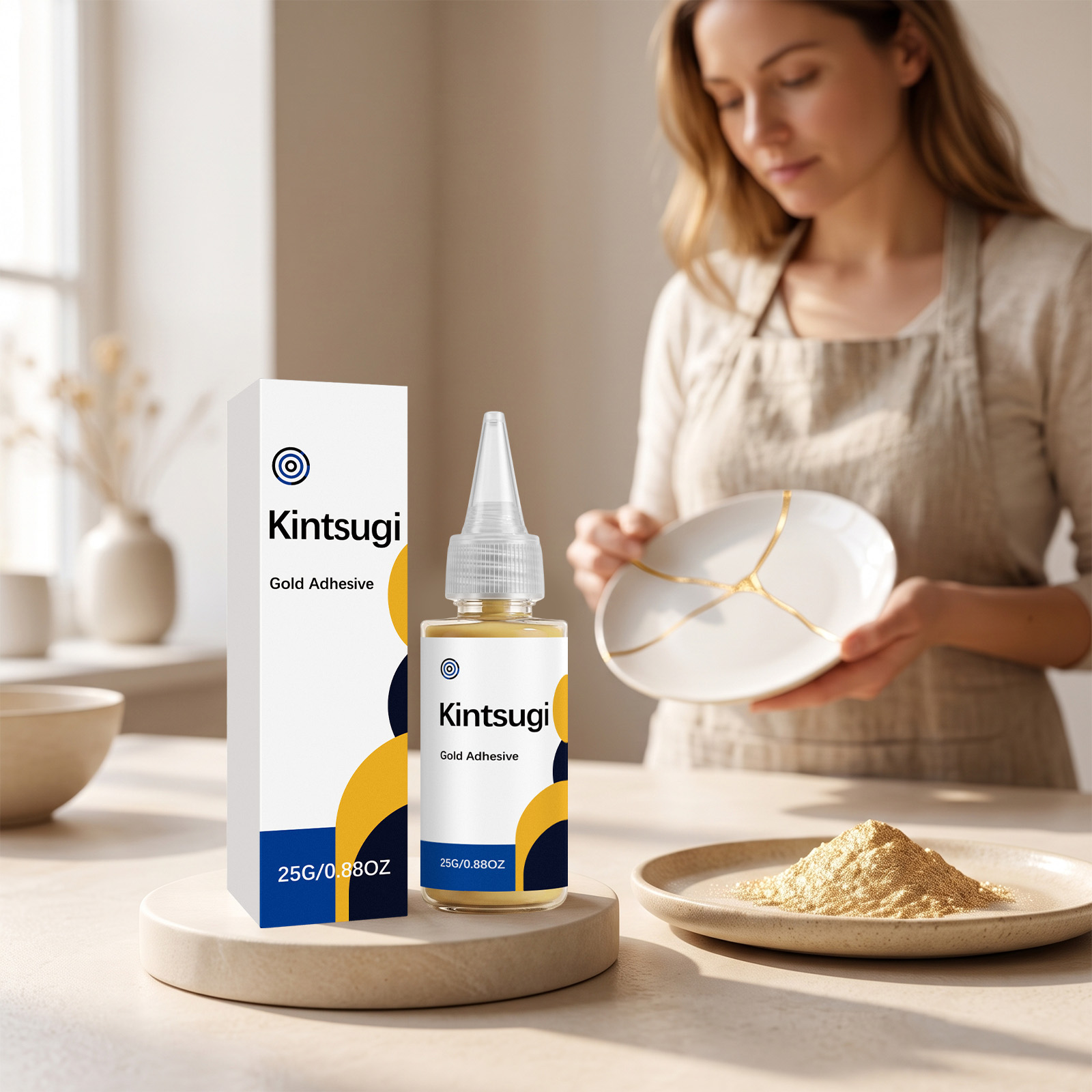 Multipurpose Kintsugi Glue For Ceramic Crack Ornament Adhesion Protection Handcraft Bonding Compound For Porcelain Repair