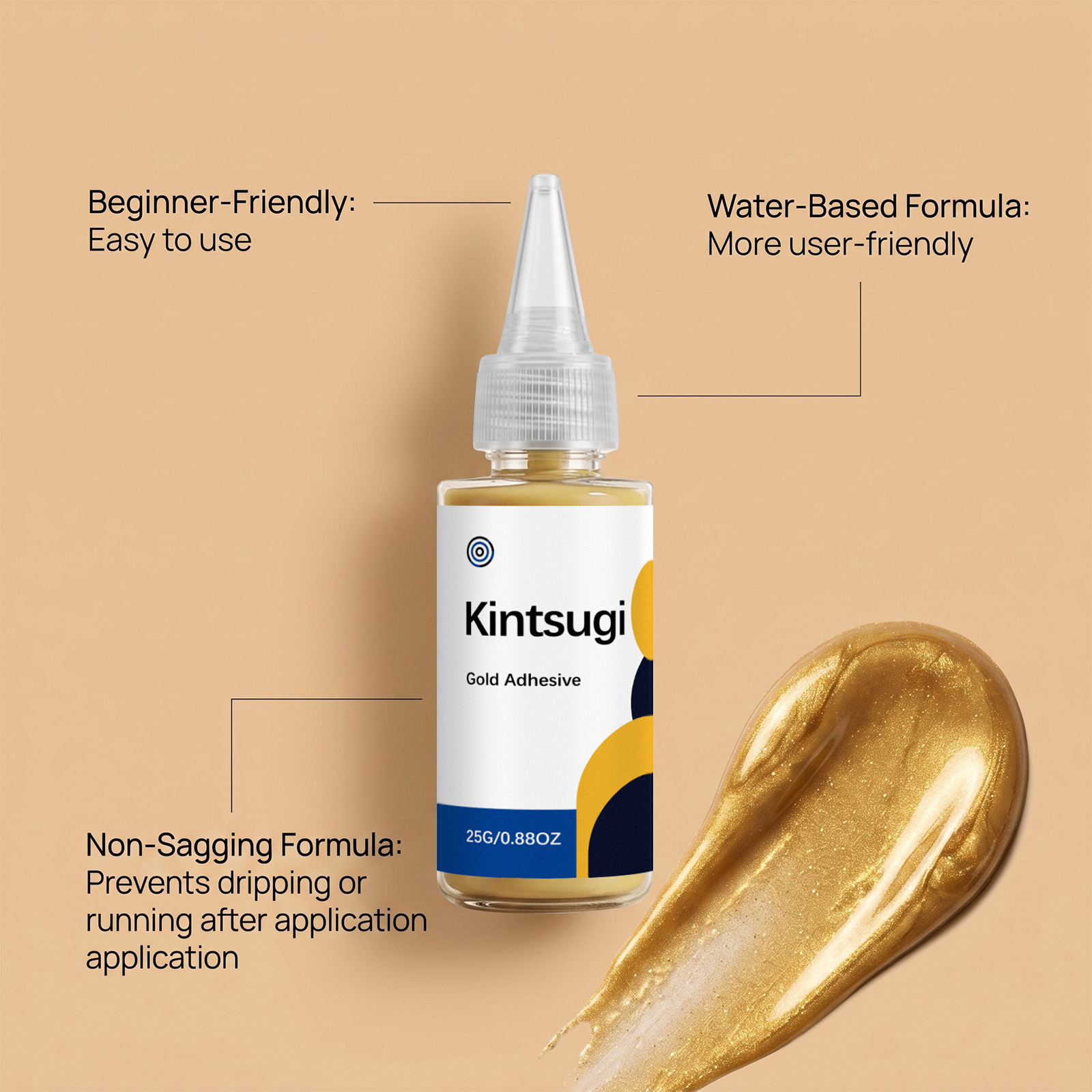 Multipurpose Kintsugi Glue For Ceramic Crack Ornament Adhesion Protection Handcraft Bonding Compound For Porcelain Repair
