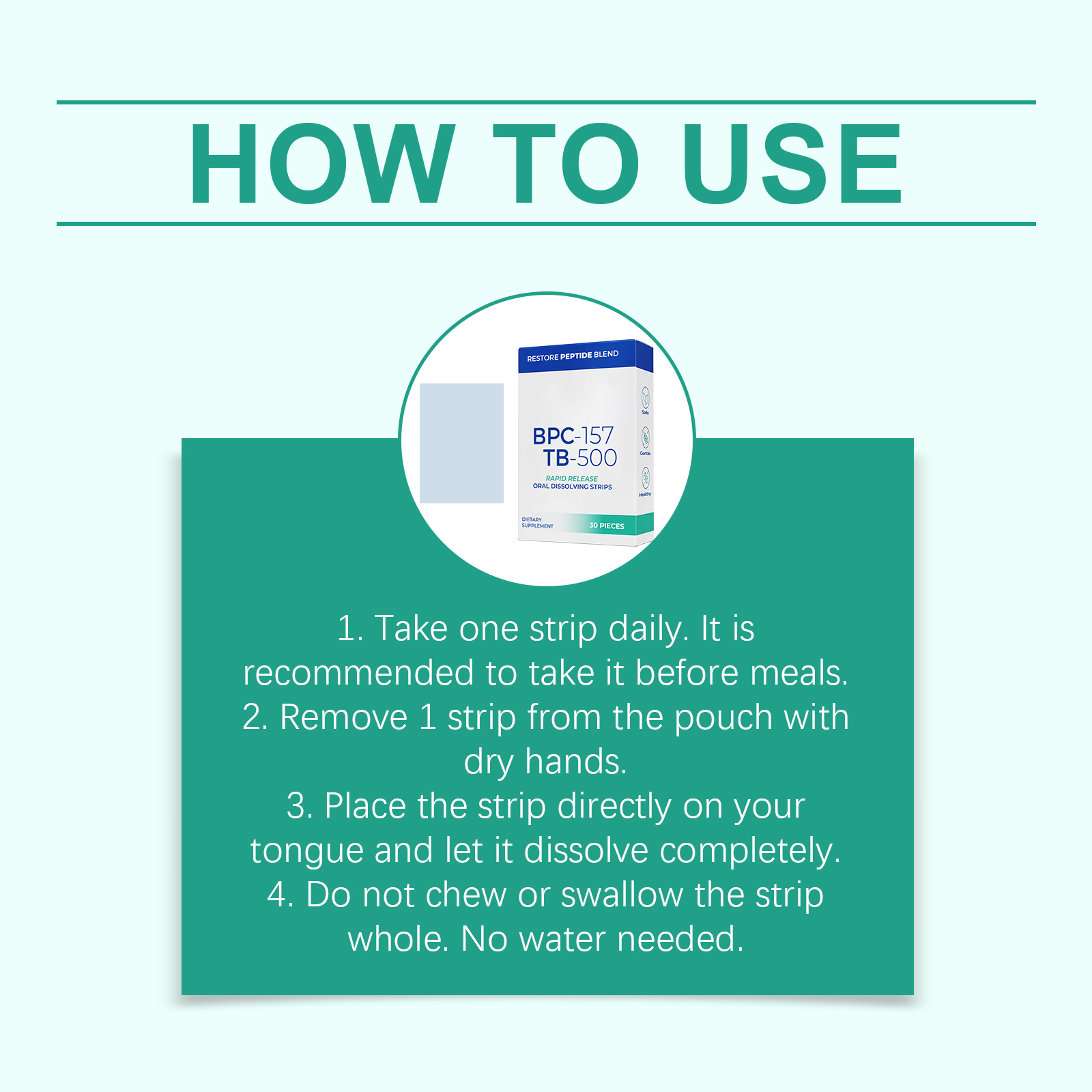Healthcare Oral Quick Dissolve Tablets Body Care Dietary Supplement Individual Packaging Convenient Daily Usage