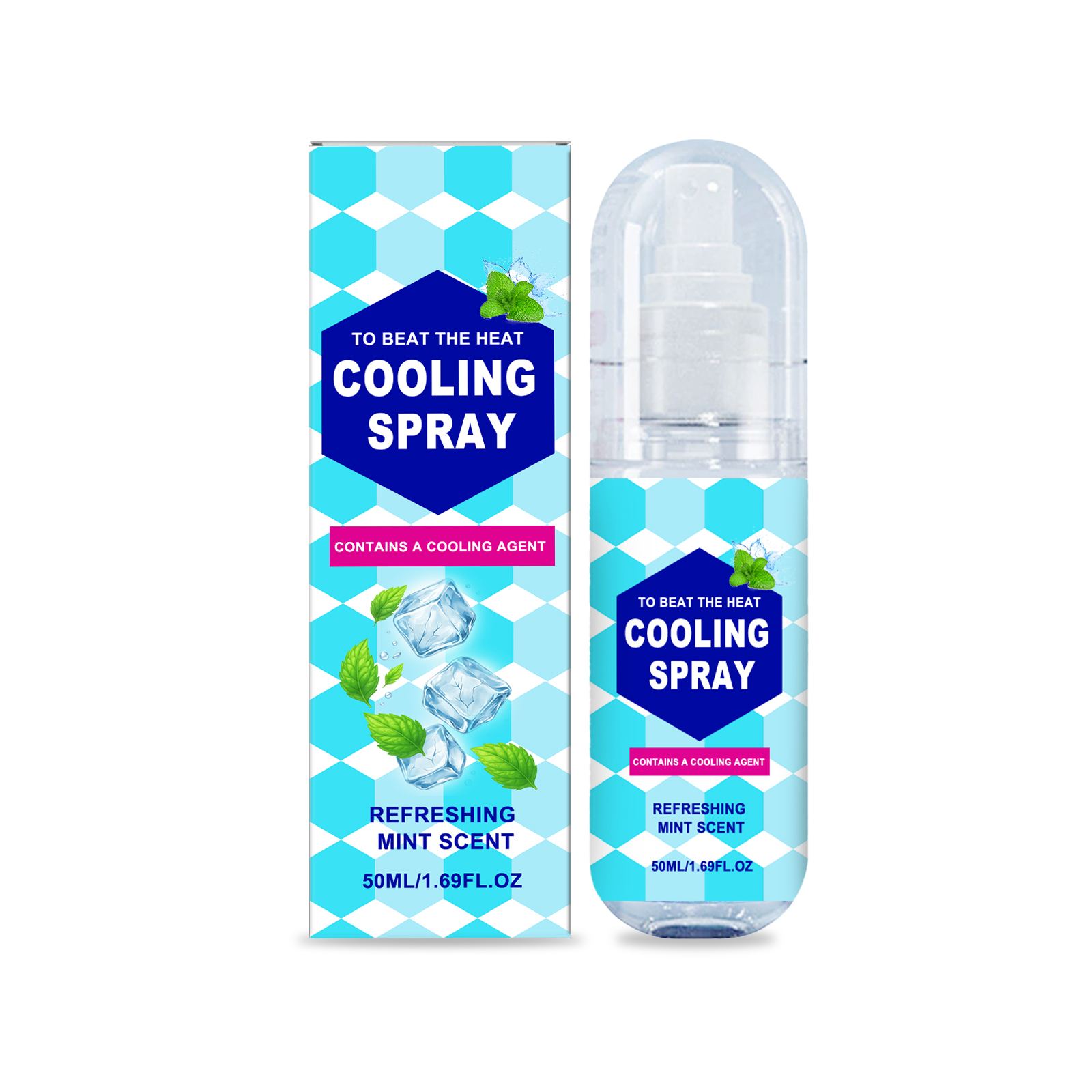Cooling Spray Summer Outdoor Sports Running Fitness Sweaty Refreshing AntiSticky Portable Garment Mist