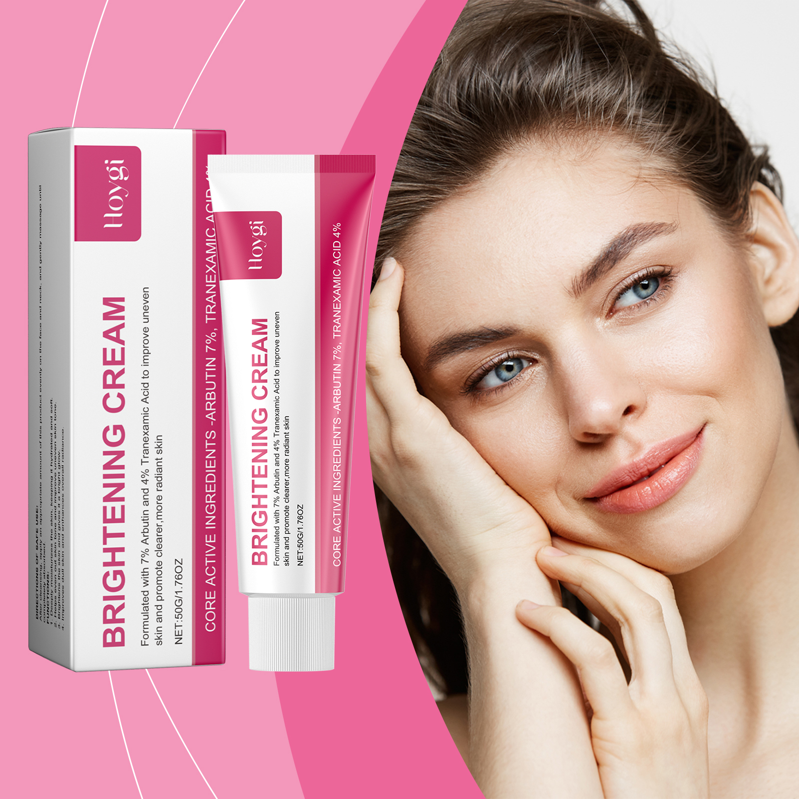 Arbutin Skin Cream Moisturize Hydrate Even Improve Facial Skin Bright Hydrating Care Cream