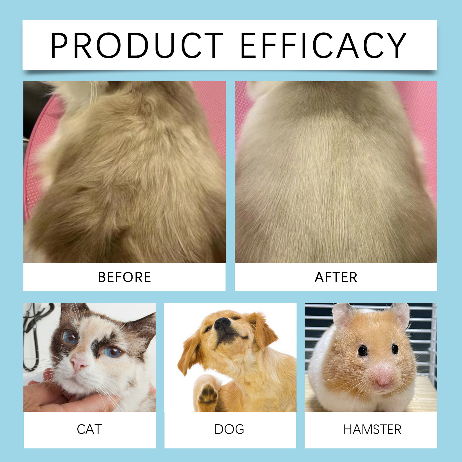 Dog Detangling Spray Pet Anti Knot Clean Smooth Fluffy Hair Care For Canine Coat Grooming
