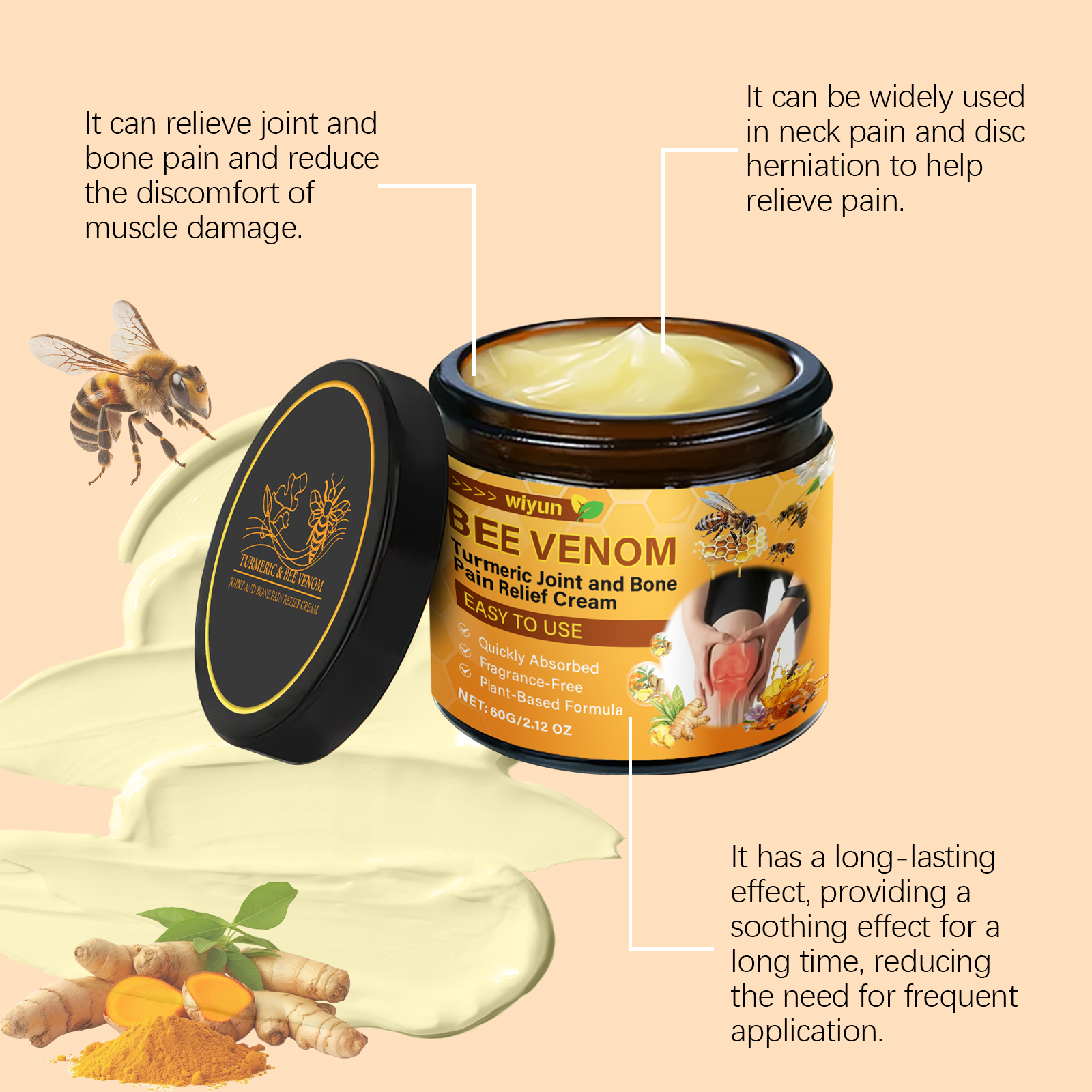 Joint Relief Cream Soothes Daily Joint Muscles Boosts Vitality Gentle Apply Body Care Cream