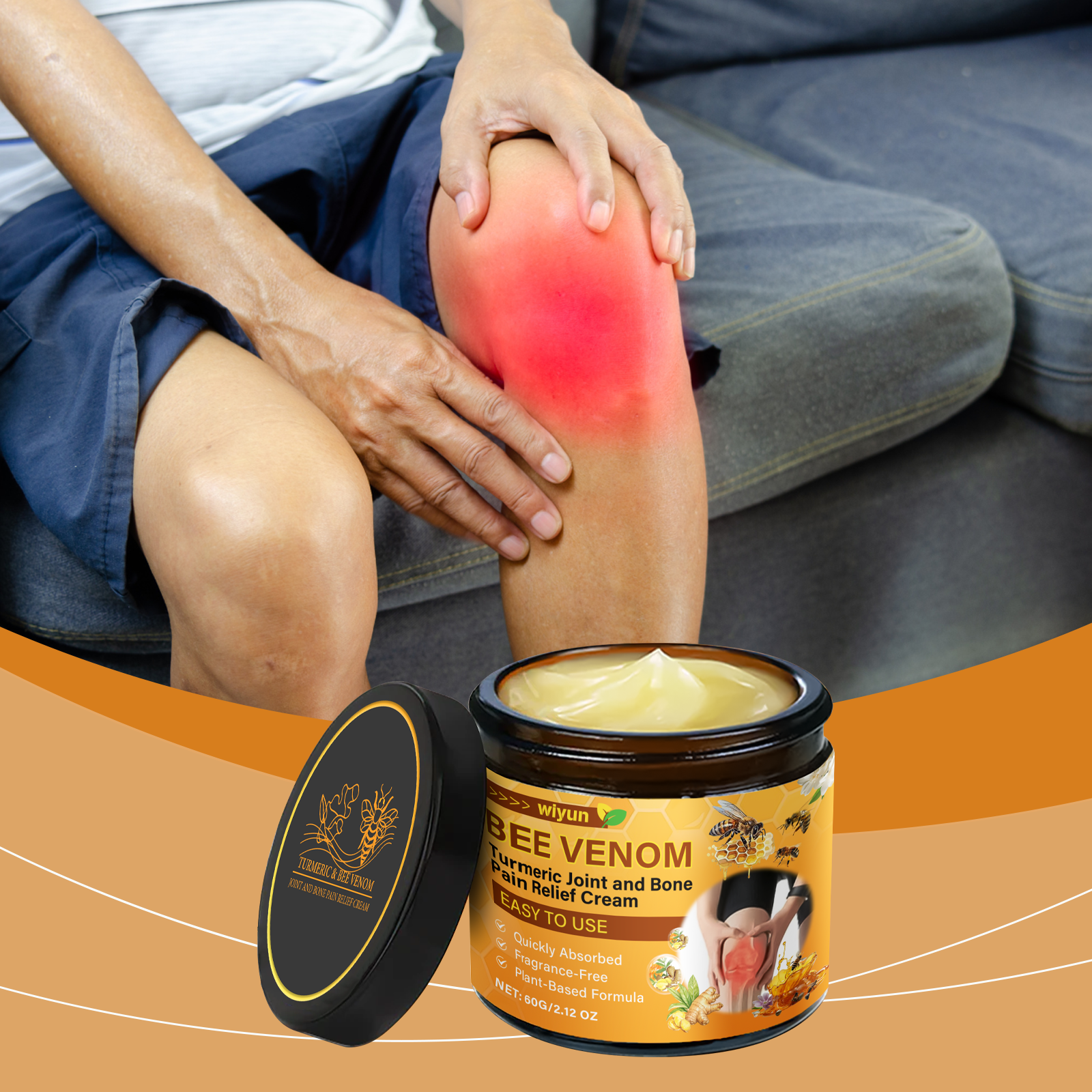 Joint Relief Cream Soothes Daily Joint Muscles Boosts Vitality Gentle Apply Body Care Cream