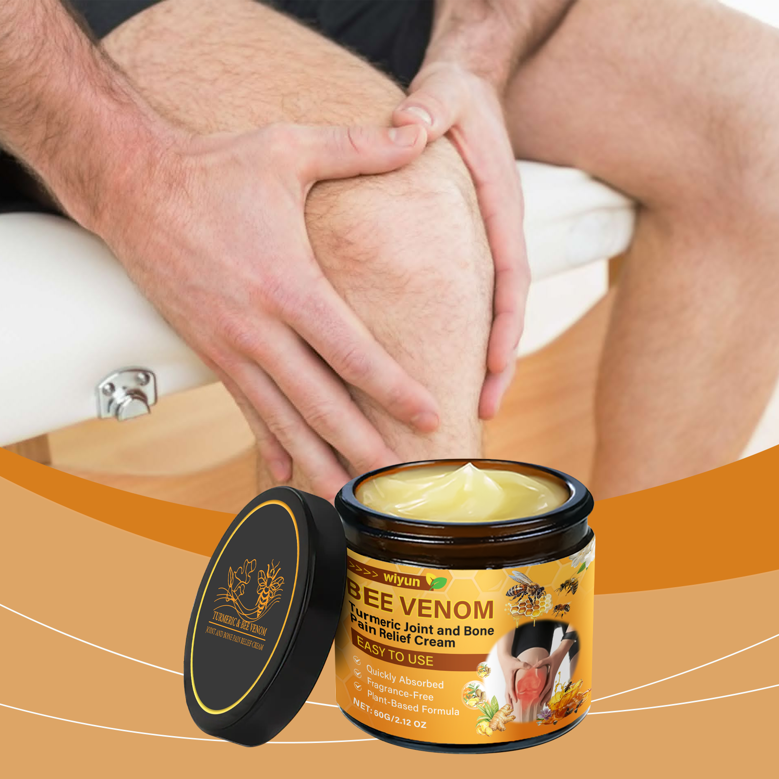 Joint Relief Cream Soothes Daily Joint Muscles Boosts Vitality Gentle Apply Body Care Cream