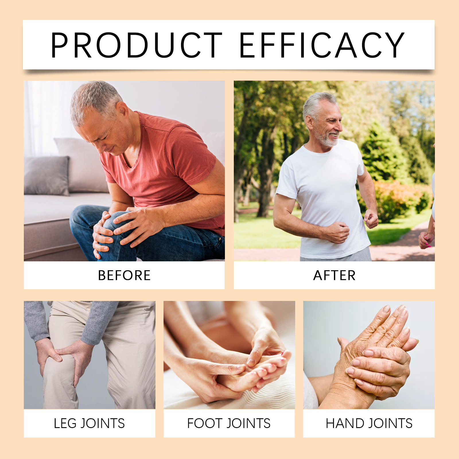 Joint Relief Cream Soothes Daily Joint Muscles Boosts Vitality Gentle Apply Body Care Cream