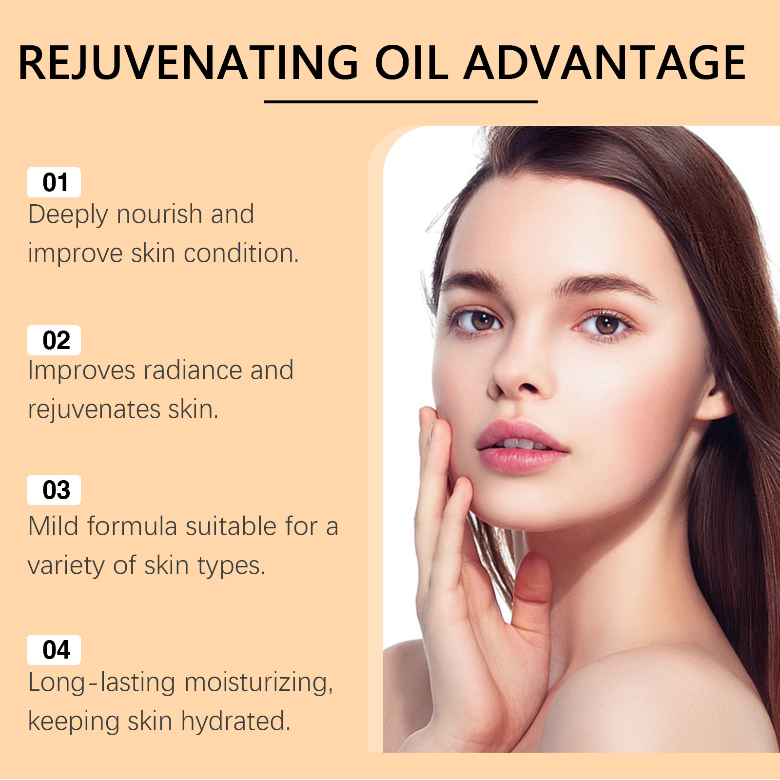 Saffron Rejuvenating Oil Mildly Nourishing Hydrating Moisturizing Plant Facial Skin Care Essential Oil