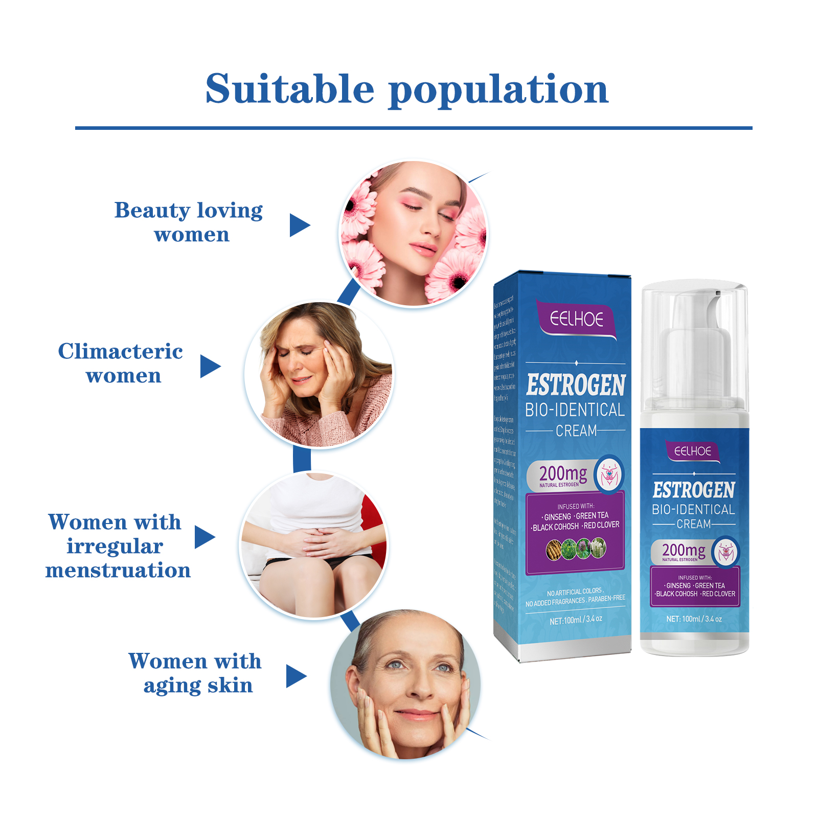 Menopause Soothing Balm Fatigue Night Sweats Mood Support For Women Wellness Daily Comfort Care