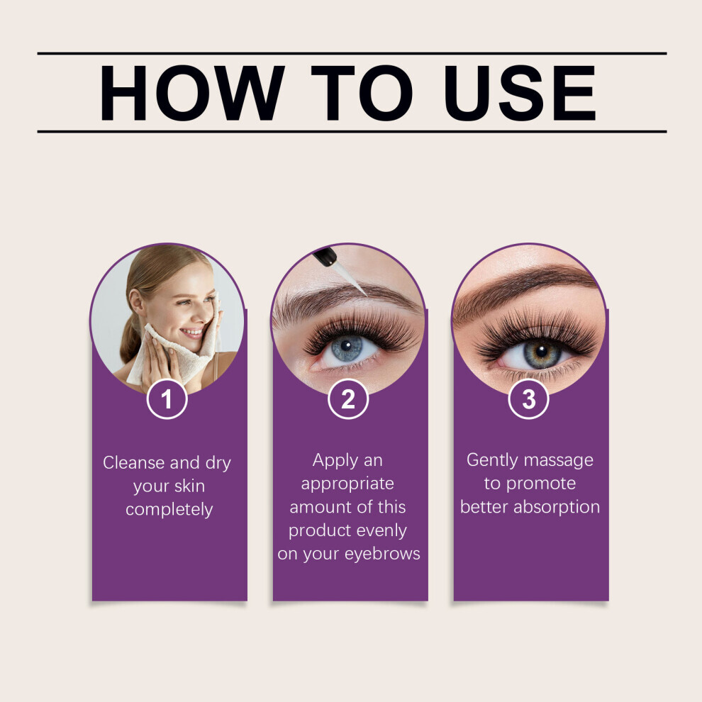 10ml Eyebrow liquid Gentle Natural and Beautiful Eyebrow care soft care liquid