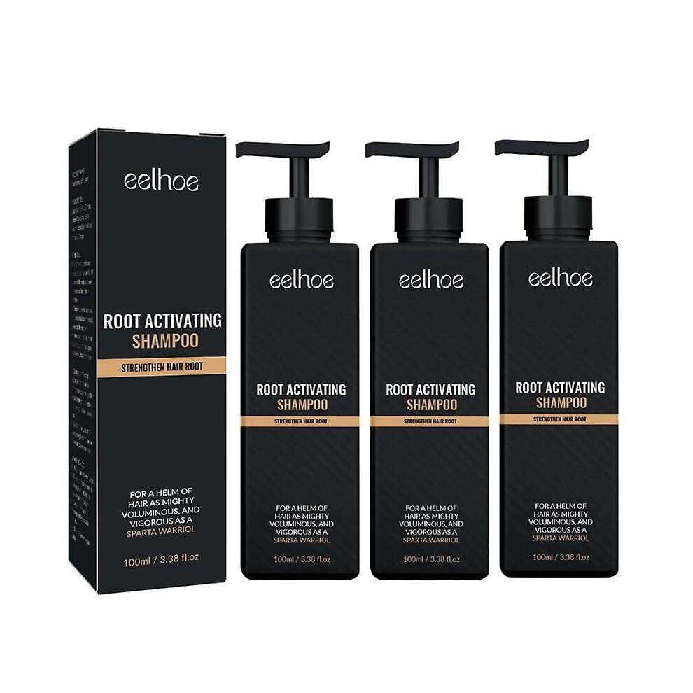 3pcs Root Activator Shampoo Hair Loss Shampoo Root Activator