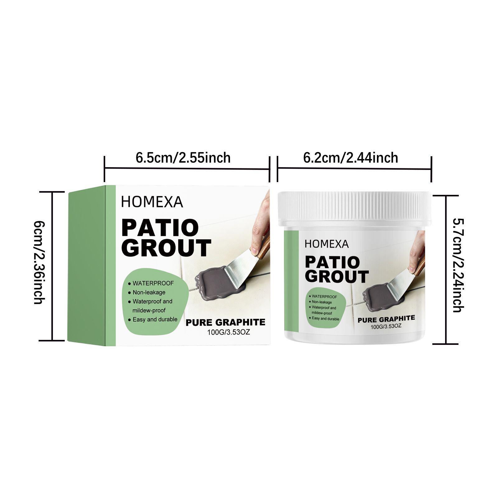 Tile Grout Filler Dark Gray For Bathroom Kitchen Floor Joint Sealing And Repair