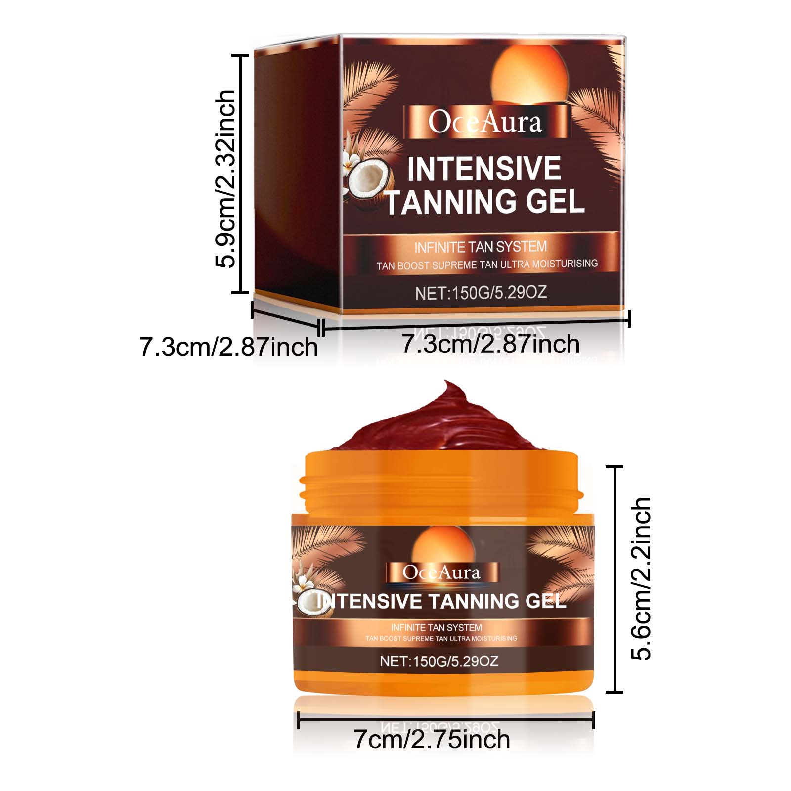Tanning Enhancing Repair Gel For Summer Beach Bronzed Glow Moisturizing Body Care