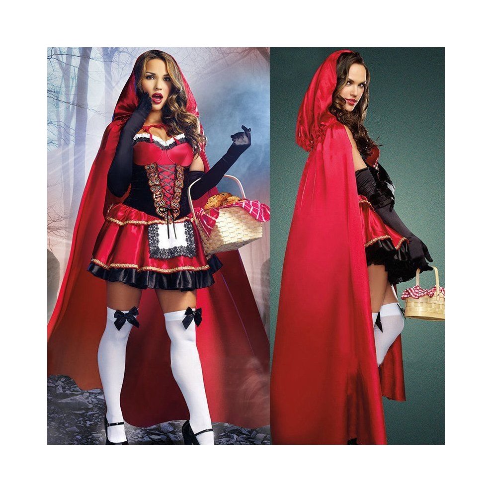 Little Red Riding Hood Womens Halloween Costume | Fancy Dress Costume