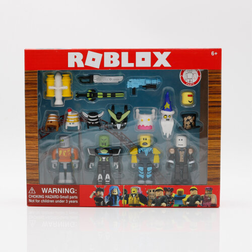 (2# Robot-With Box) Roblox Game Figma Oyuncak Champion Robot Mermaid Playset Action Mini